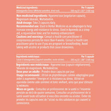 Cargar imagen en el visor de la galería, Suplemento de ashwagandha HEAL + CO. | Extracto de alta potencia 5:1, 500 mg por ración | Apoyo contra el estrés y la energía | 120 cápsulas de 500 mg