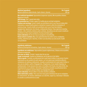 HEAL + CO. Berberina | Suplemento para el metabolismo de la glucosa y los lípidos | Niveles saludables de azúcar en sangre | 90 cápsulas de 500 mg